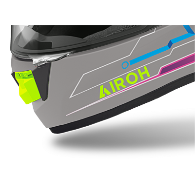 ST.501 CHIN AIR KIT YELLOW FLUO MATT -TU