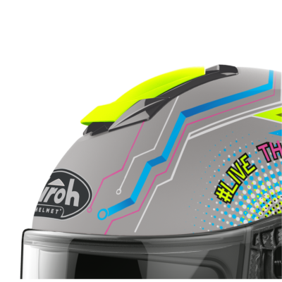 ST.501 UPPER VENT KIT YELLOW FLUO MATT -TU