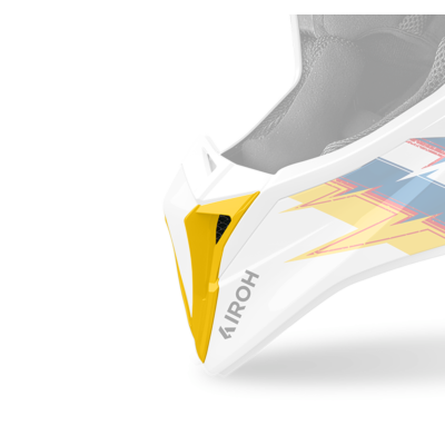 WRAAAP CHIN GUARD VENT YELLOW GLOSS (6DAYS ® SPAIN 2024 GLOSS ) - TU
