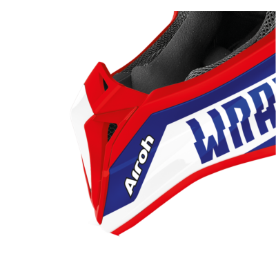 WRAAP/WRAAP YOUTH CHIN GUARD VENT RED FLUO GLOSS (BROKEN) -TU