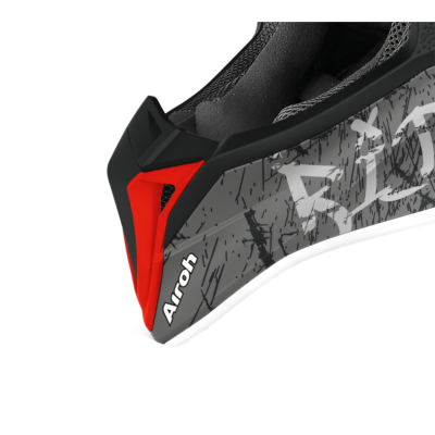 WRAAP/WRAAP YOUTH CHIN GUARD VENT RED MATT (SMILE RED) -TU