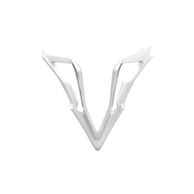 WRAAAP CHIN GUARD VENT WHITE GLOSS - TU