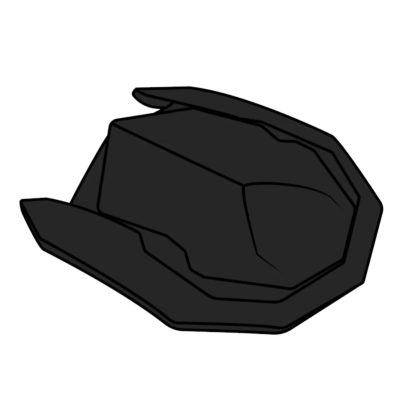HELIOS BUTTON TOP AIR VENT BLACK MATT -TU