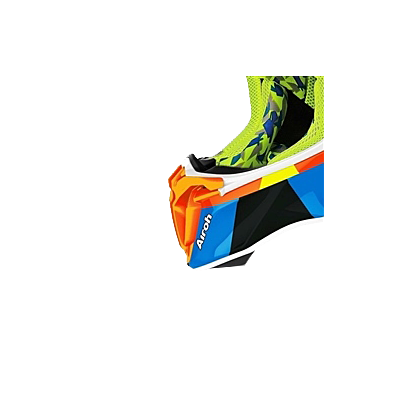 TWIST 2.0 CHIN GUARD VENT ORANGE FLUO GLOSS -TU