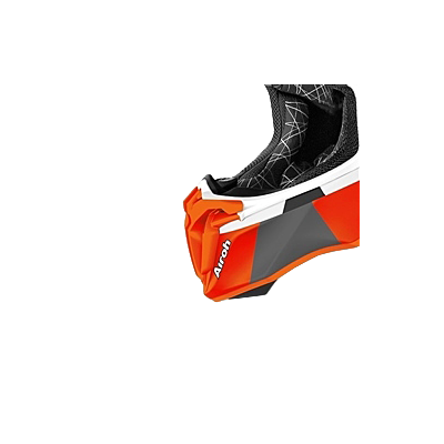 TWIST 2.0 CHIN GUARD VENT ORANGE FLUO MATT (NEON ORANGE/BIT ORANGE) -TU