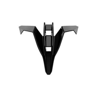 TWIST 3 CHIN VENT COVER BLACK GLOSS - TU