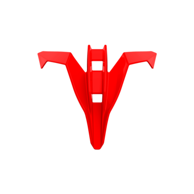 TWIST 3 CHIN VENT COVER RED GLOSS (KING RED GLOSS) - TU