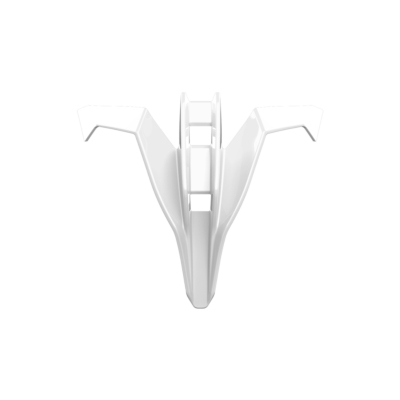 TWIST 3 CHIN VENT COVER WHITE GLOSS - TU
