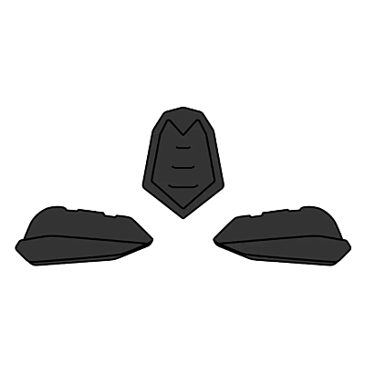 COMMANDER OFF ROAD KIT (TAP COVERSCREW PEAK) BLACK -TU