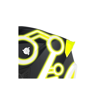 TWIST 2.0 REAR SPOILER YELLOW MATT -TU