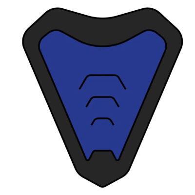 COMMANDER KIT CHIN VENT SIZE L BLUE MATT -TU