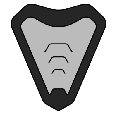 COMMANDER KIT CHIN VENT SIZE L CONCRETE GREY -TU