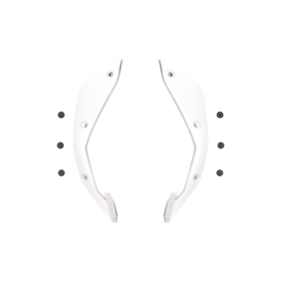 AVIATOR 3 SIDE PLATES+SCREWS WHITE -XL/XXL