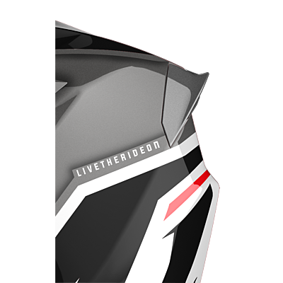 TWIST 2.0 REAR SPOILER GREY GLOSS (SHAKEN RED) -TU