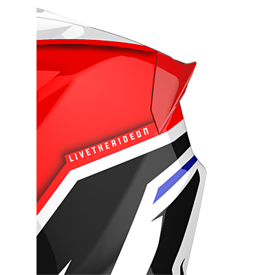 TWIST 2.0 REAR SPOILER RED GLOSS (SHAKEN BLUE) -TU