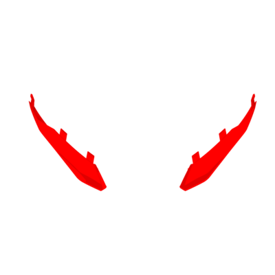 TWIST 3 REAR SPOILER RED GLOSS (KING RED GLOSS) - TU