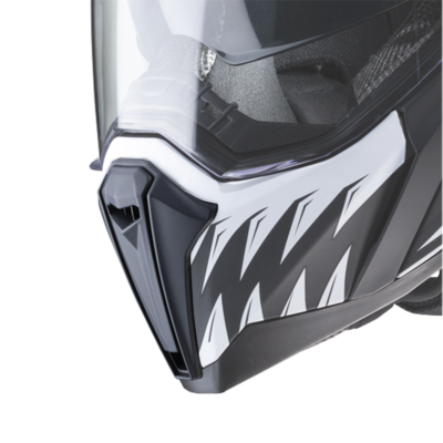 JACKAL CHIN VENT BLACK SHINY - TU