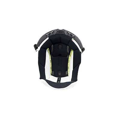 AVIATOR ACE ASN SYSTEM WASHABLE CROWN PADDING BLACK/WHITE