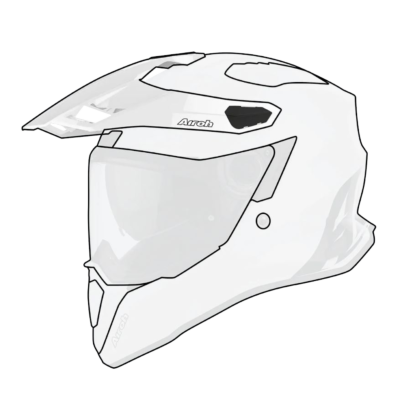 COMMANDER PEAK COLOR WHITE GLOSS -TU