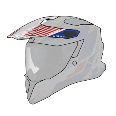 COMMANDER PEAK BOOST WHITE/BLUE GLOSS -TU