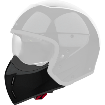 J110 CHIN GUARD COLOR BLACK GLITTER - TU