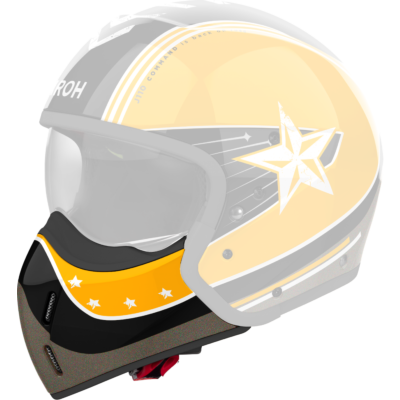 J110 CHIN GUARD COMMAND YELLOW GLOSS - TU