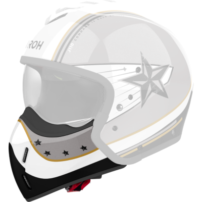 J110 CHIN GUARD COMMAND GOLD GLITTER - TU