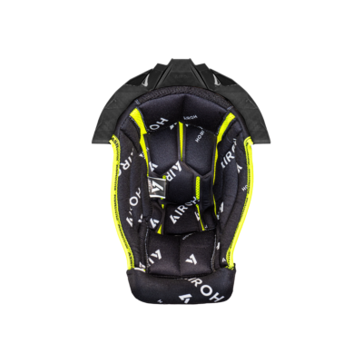 TWIST 3 ASN SYSTEM WASHABLE CROWN PADDING ASN SYSTEM BLACK/WHITE WITH LETTERING + BLACK SUPPORT