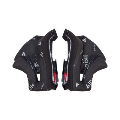 TWIST 3 WASHABLE CHEEK PADS BLACK/WHITE WITH LETTERING