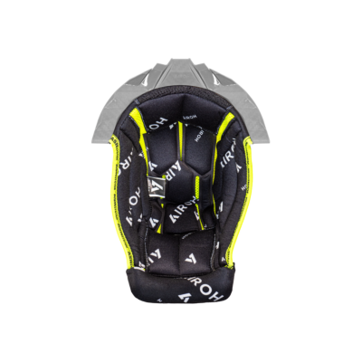 TWIST 3 ASN SYSTEM WASHABLE CROWN PADDING ASN SYSTEM BLACK/WHITE WITH LETTERING + GREY SUPPORT