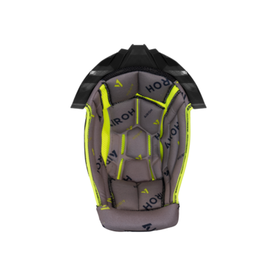 TWIST 3 ASN SYSTEM WASHABLE CROWN PADDING ASN SYSTEM GREY/YELLOW WITH LETTERING + BLACK SUPPORT