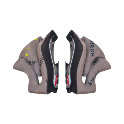 TWIST 3 WASHABLE CHEEK PADS GREY/YELLOW WITH LETTERING
